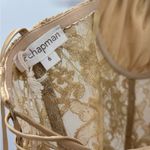 V. Chapman Calla Lily Gown in Warm Sand Tan Size 6 Photo 9