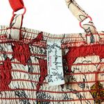 Free People  intimately red and cream Floral halter tiered maxi dress sz S Photo 5