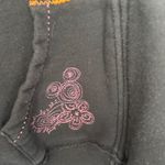 Disney ‎ Women's XL black zip up hoodie. Y2K. Anniversary. Bright colors Photo 9