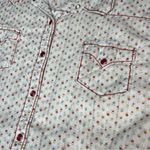 Ariat Star Floral Print Shirt Snaps. Red Stitching Western Yoke Womens Size XXL Photo 7
