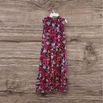 Sugar Lips  Sleeveless Floral Tiered Maxi Dress Women's Size XS V-neck Pockets Photo 5