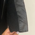 Coco + Jaimeson  women’s black asymmetrical 100% acrylic short Cardigan size M/L Photo 4