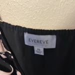 Evereve  Aliyah Floral‎ Print Sleeveless Tie Waist Romper Black Baby Pink Photo 6