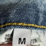 High waisted stacked split leg detachable streetwear fashion jeans size medium Photo 7