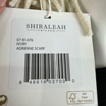 Shiraleah Chicago Ivory Fringe Adrienne Scarf NEW Photo 4