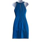 B Darlin B. Darlin 7/8 Juniors Blue Bodycon Bandage Beaded Neckline Dress Cocktail Prom Photo 1