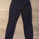 7 For All Mankind Blue Coated High Waist Ankle Skinny Jeans Size 31 Photo 1