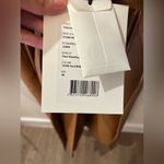 STAND STUDIO Tan Dolores Belted Shearling Coat Size 8 Photo 4