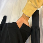 Abercrombie & Fitch black drapey long sleeve size XS Photo 5