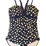 Boden Women’s Navy Polka Dot Swimsuit Photo 0
