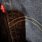 Levi's Low Pitch Bootcut Jeans Easy Fit Stretch Denim Zip Fly Cotton Black 28 Photo 3