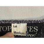 Toppettes by A. Brod Womens Silver Metallic Tank Top Glam 90s Y2K Clubwear Sz M Size M Photo 4