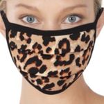 Leopard Print Cotton Face Mask Multi Photo 0