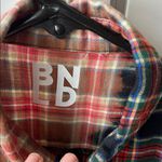 Old Navy Plaid Acid Wash Button-Up Shirt Photo 2