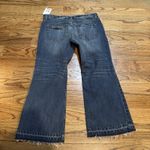 Free People  Womens Jacob Flared Cropped Jeans NWT Size 29 Buttonfly‎ Photo 1