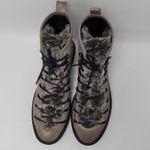 Seychelles Seychelle Gold Metallic Resource Faux Fur Suede Lace Up Combat Snow Boots Size 9 Photo 8