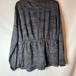 Maurice's Black and Blue Camouflage Utility Jacket Photo 1