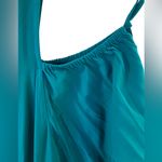 Lane Bryant  Teal Cold Shoulder Lace V-Neck Top Plus Size 18 Photo 5