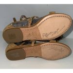 Alice + Olivia  Gladiator Sandals Womens 36 US 6 Paula Suede Tan Zip Up Tall NEW Photo 4