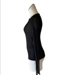 ZARA NWT Metallic Thread Semi Sheer Top Festive Medium Photo 5