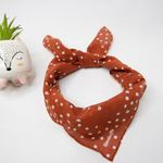 Madewell New! bandana. Color: Faded Rust Photo 15