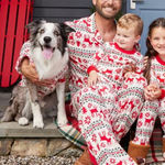 Hanna Anderson Dear Deer Christmas Organic Cotton Pajama Set Adult Unisex S White Photo 0