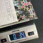 Vintage Blue skirt size 3 dark floral mini skirt black pink blue green yellow Photo 10