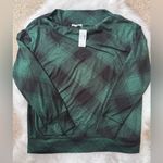 Maurice's Maurice’s Size Small Lakeside Buffalo Plaid Boatneck lounge top Photo 1