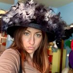 Vintage Feather Trim Statement Hat, Dramatic Black and White Church Derby EUC Photo 8