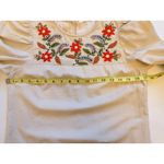 Tularosa Floral Linen Blend Mini Dress Sz XS Peasant Cottage Boho Chic Coquette Photo 2