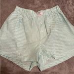 PARKE  striped boxer short in mint Photo 1