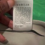 Girlfriend Collective High-Waisted Gray/ Sage Green Athletic Shorts size Small Photo 4