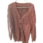 SheIn  Dusty Pink Knit Cardigan Photo 0