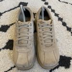 Xhilaration  Annabel Suede Platform Y2K 90s Suede Sneakers Shoes Beige Tan Size 9 Photo 3