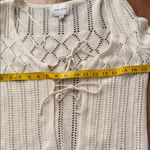 Pink Rose  Cream Knit Cardigan Photo 6