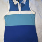 Ralph Lauren LRL  Active Tank Top Women's Size Small Blue Collar‎ Pullover Photo 0