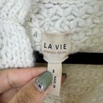 Rebecca Taylor La Vie  Popcorn Pointelle Cardigan Sweater in Cream Photo 2