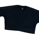 Adidas  Women’s Sweatshirt Large Fleece Lined Cropped Boxy Atheleisure Photo 0