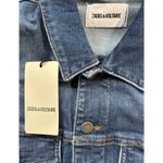 Zadig & Voltaire Kase Denim Heart Jacket in Dark Blue Small Photo 9