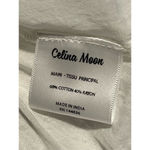 Celina Moon Tiered Spaghetti Strap Mini Dress Womens Size S White Lace Baby Doll Photo 6