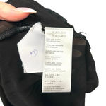 Cleobella  Autumn Sheer Blouse Black Button Down Size Small‎ Photo 9