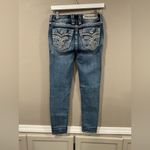 Rock Revival  Beet Red Mid-Rise Skinny Stretch Jean Photo 4