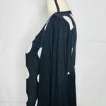 Allison Taylor  Blouse Top Long-Sleeve Dot Print Size M Rayon Blend Stretch Photo 4