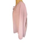 Gibson Dusty Rose Pink‎ Long Sleeve Tie Neck Dots Large Pink Photo 2