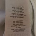 Aritzia Babaton White Long Sleeve Stretch Square Neck Bodysuit Top Size S Photo 3