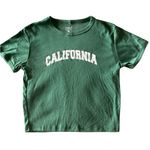 NWOT Social Scene Green California‎ T Photo 0