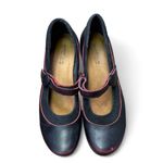 NAOT Luma Red Black Leather Mary Janes Chunky Heel Pump Shoes EU 39 US 8 Goth Photo 1