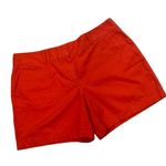 Loft NWT, Ann Taylor Shorts Women 6” Orange Chino Mid Rise Shorts Photo 2