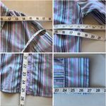 Tahari Nautical Women Multicolor Striped Button Shirt L Preppy Minimal Western Photo 5