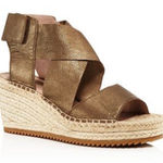 Eileen Fisher Willow Espadrille Wedge in Bronze. Size 7.5. Photo 0